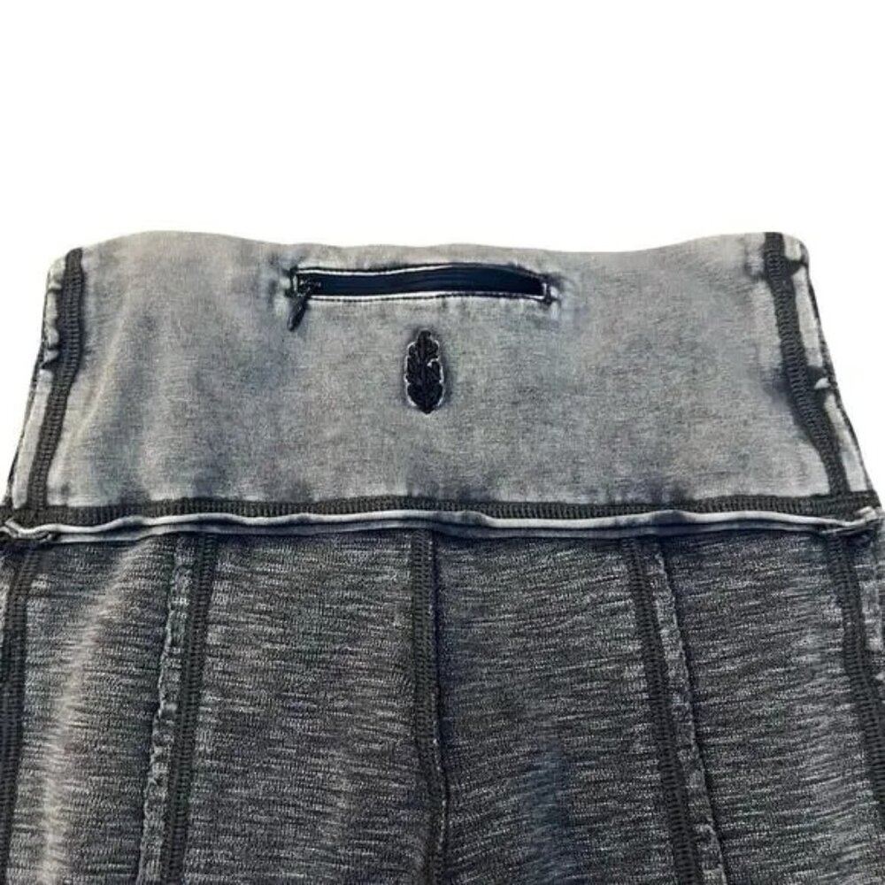 Free People Movement Catch Me If You Can Gray Moto Leggings - Picture 6 of 10